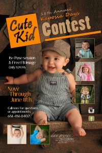 Kaposia Days Cute Kid Contest Poster